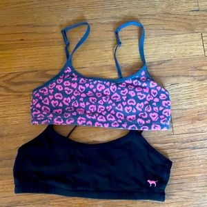 Pink bralette/sports bra cotton M